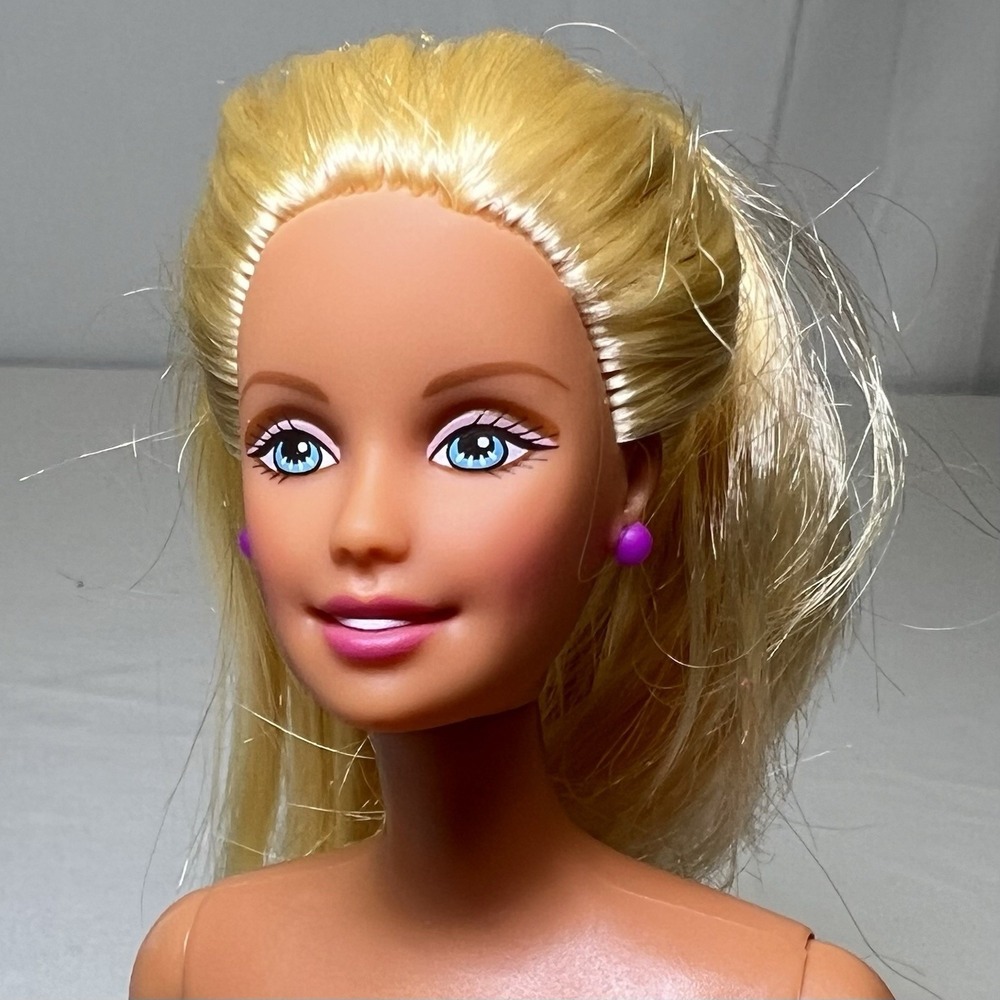 Hawaii Barbie Doll ~1998 Mattel‎ Vintage in Blonde Hair Blue Eyes Naked Nude